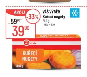 Váš Výběr Kuřecí nugety