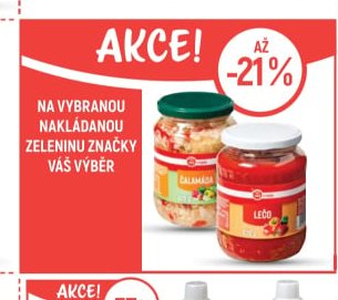 Na vybranou nakládanou zeleninu značky Váš výběr