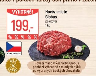 Hovězí mleté Globus