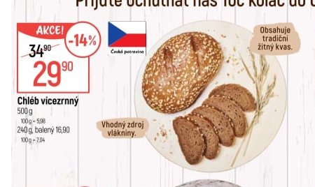 Chléb vícezrnný