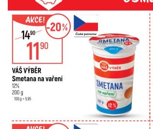 Váš Výběr Smetana na vaření
