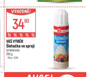 Váš Výběr Šlehačka ve spreji