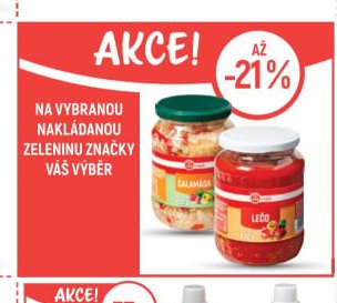 Na vybranou nakládanou zeleninu značky Váš výběr