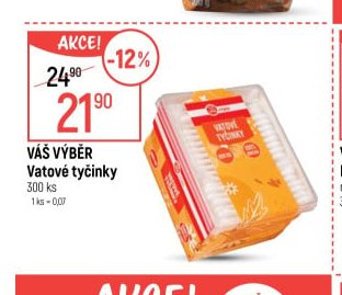 Váš výběr Vatové tyčinky