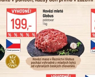 Hovězí mleté Globus