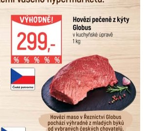Hovězí pečeně z kýty Globus