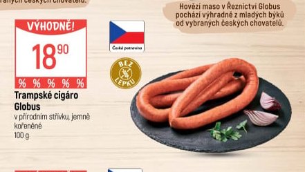 Trampské cigáro Globus