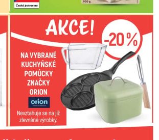 Kuchyňské pomůcky značky Orion