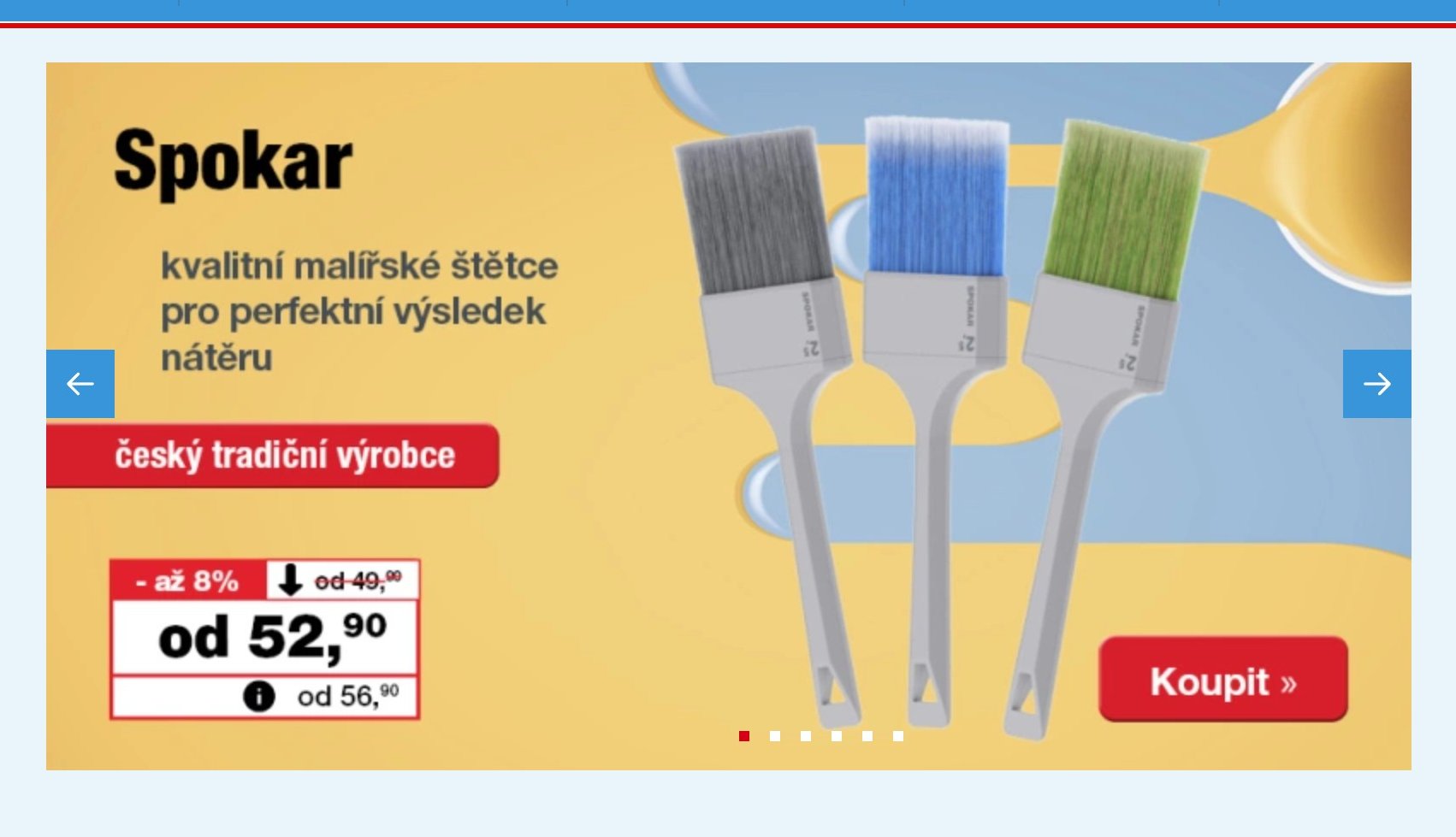 Spokar štětce
