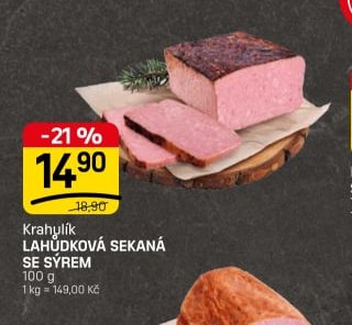 Krahulík LAHŮDKOVÁ SEKANÁ SE SÝREM