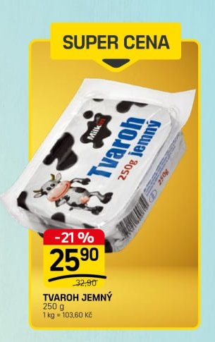 TVAROH JEMNÝ 250 g