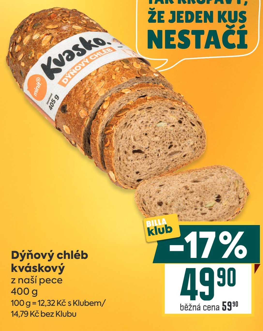 Dýňový chléb kváskový