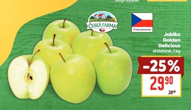 Jablko Golden Delicious