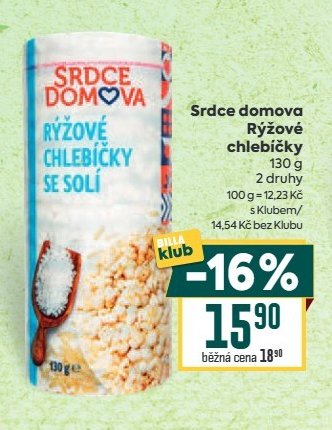 Srdce domova Rýžové chlebíčky
