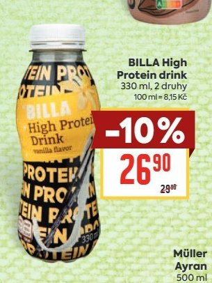 BILLA High Protein drink