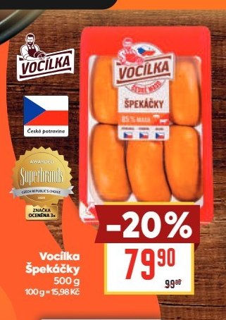 Vocílka Špekáčky 500 g