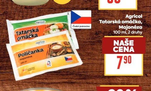 Agricol Tatarská omáčka, Majonéza
