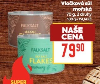 Falksalt Vločková sůl mořská