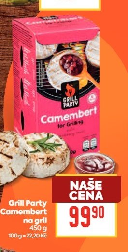 Grill Party Camembert na gril