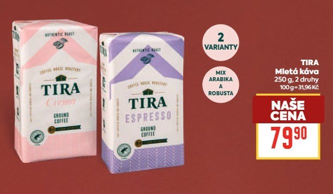 Tira mletá káva 250 g