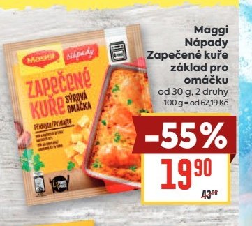 Maggi Nápady Zapečené kuře základ pro omáčku