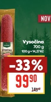 Vysočina 700g