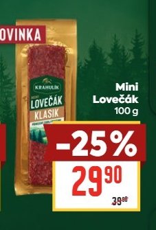 Mini Lovečák 100g