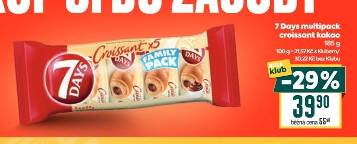 7 Days multipack croissant kakao