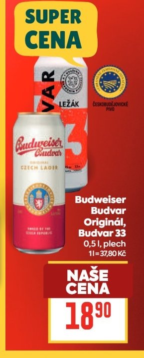 Budweiser Budvar Originál, Budvar 33