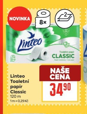 Linteo Toaletní papír Classic