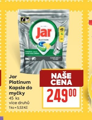 Jar Platinum Kapsle do myčky