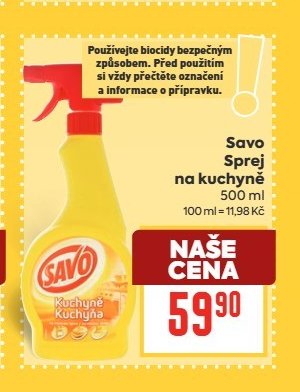 Savo Sprej na kuchyně