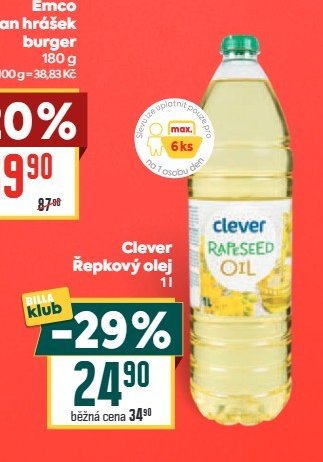 Clever Řepkový olej