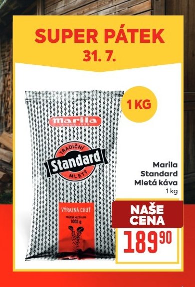 Marila Standard Mletá káva 1 kg