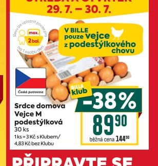 Srdce domova Vejce M podestýlková