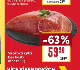 Vepřová kýta bez kosti