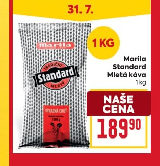 Marila Standard Mletá káva