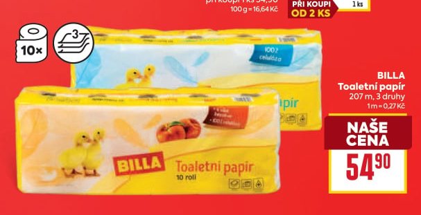 BILLA Toaletní papír