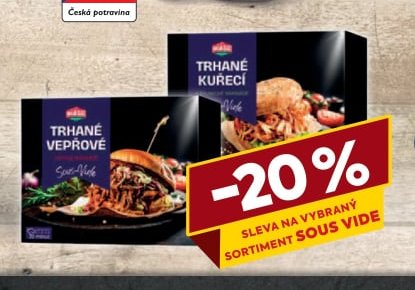Trhané vepřové sous vide