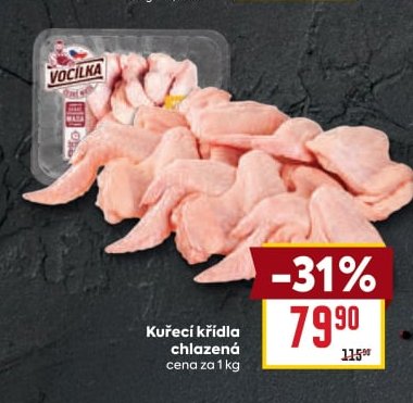 Kuřecí křídla chlazená