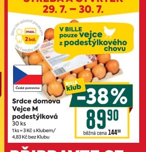 Vejce z podestýlkového chovu