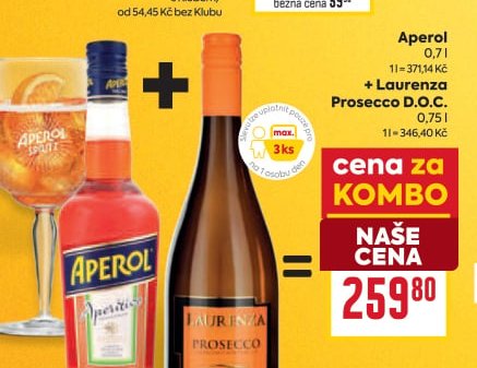 Aperol + Laurenza Prosecco D.O.C.