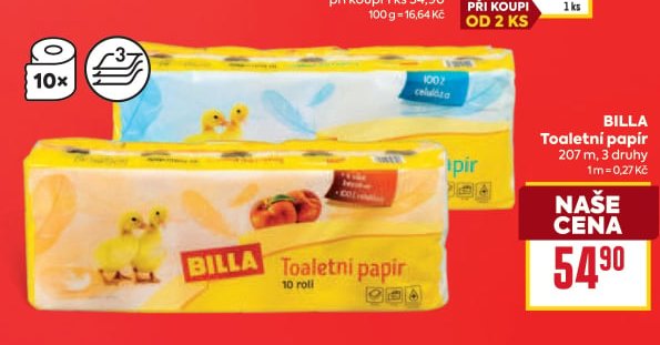 BILLA Toaletní papír