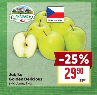 Jablko Golden Delicious