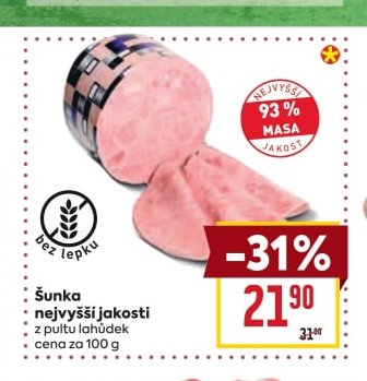 Šunka nejvyšší jakosti
