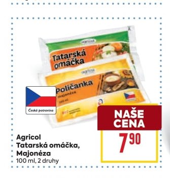 Agricol Tatarská omáčka, Majonéza