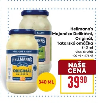 Hellmann's Majonéza Delikátní, Originál, Tatarská omáčka