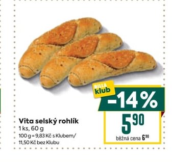 Vita selský rohlík