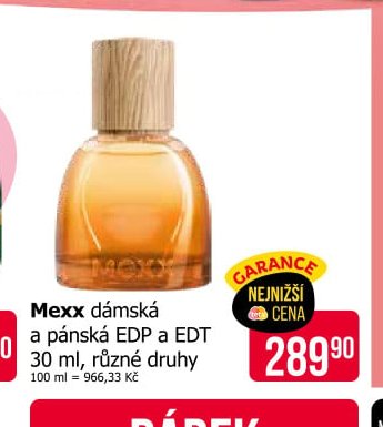 Mexx dámská a pánská EDP a EDT 30 ml, různé druhy