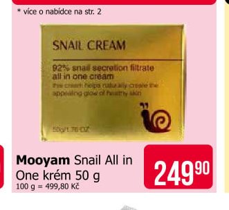 Mooyam Snail All in One krém 50 g